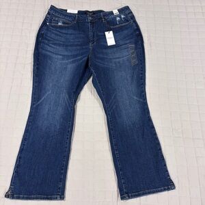 NWT Judy Blue Women’s Jeans Dark Blue Slim Boot High Waist 22W Tummy Control